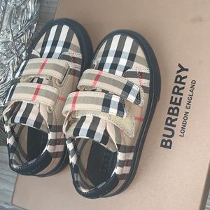 Burberry Mini Markham Check Sneakers (Toddler)